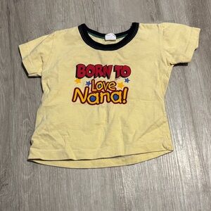 Yellow Kids Shirt - Born to Love Nana